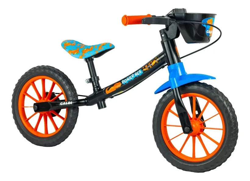 Bicicleta de equilíbrio Nathor Power Rex aro 12